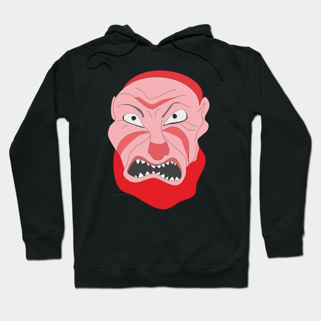 Evil face Hoodie by Alekvik